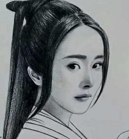 古代明星如何画素描,穿越时空的艺术再现